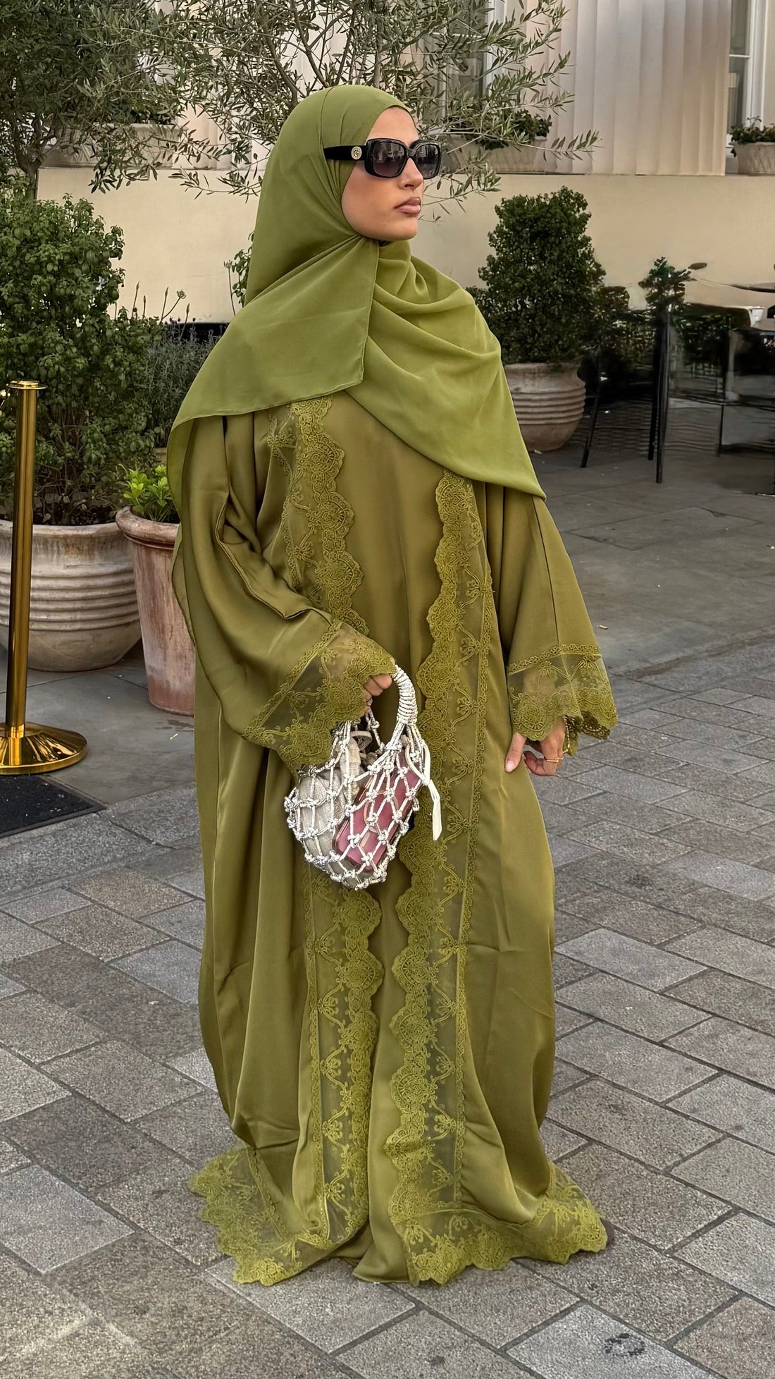 Yara abaya olive