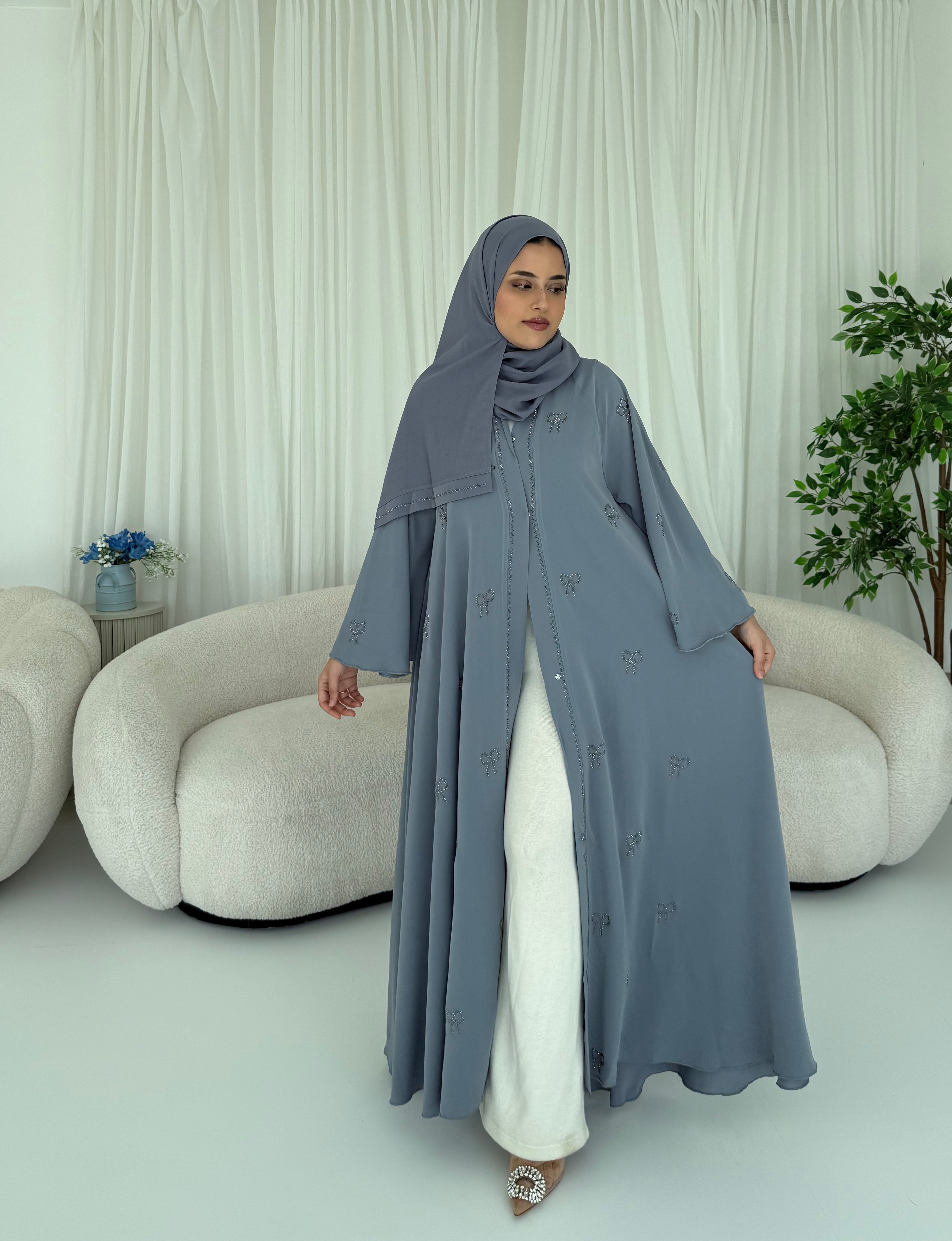 Leen Grey Abaya