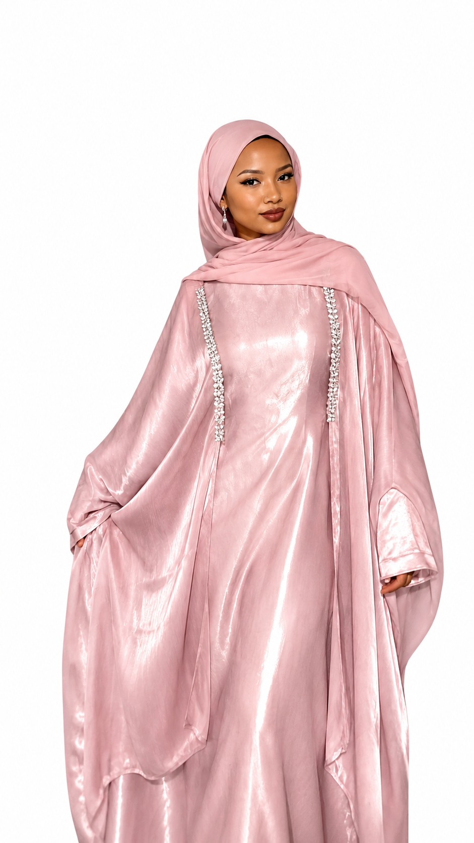 Fariyah kaaftan pink