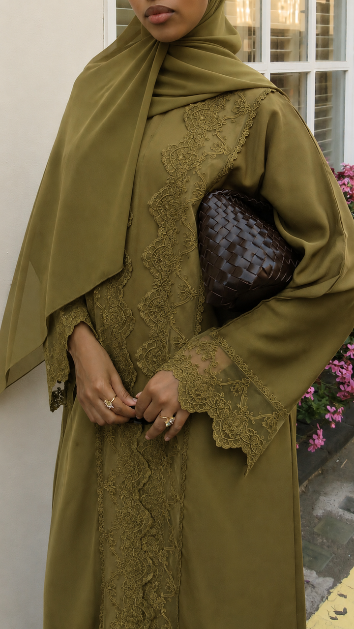 Yara abaya olive